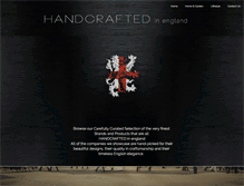 Tablet Screenshot of handcraftedinengland.com